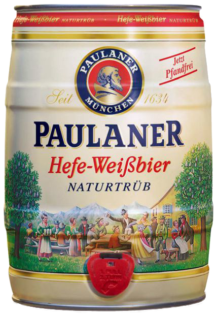 Светлое пиво Paulaner Hefe-Weissbier 5 л