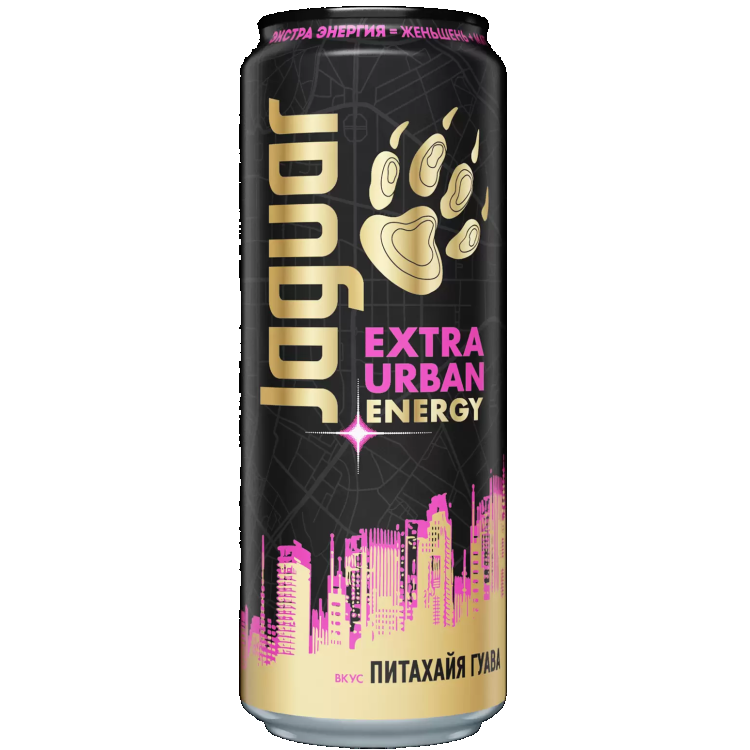 Jaguar Extra Urban Energyсо вкусом Питахайя-Гуава