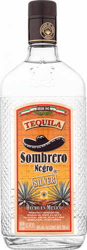 Изображение товара Текила Sombrero Negro Silver 0.7 л, Мексика, класс Миксо, 38%