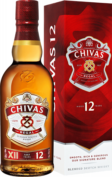 Изображение товара Виски Chivas Regal 12 летней выдержки 1 л шотландский элитный напиток