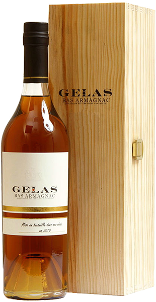 Арманьяк Gelas, Bas Armagnac, 2000, в деревянном футляре 0.7 л