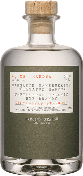 Самогон Handsa Organic 63,2% 0.5 л