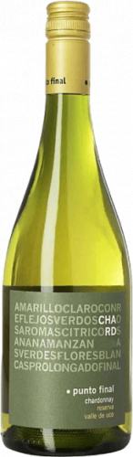 Вино Punto Final Chardonnay Reserva 0.75 л