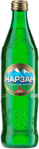 Изображение товара Газированная вода Вода минеральная питьевая Нарзан природной газации