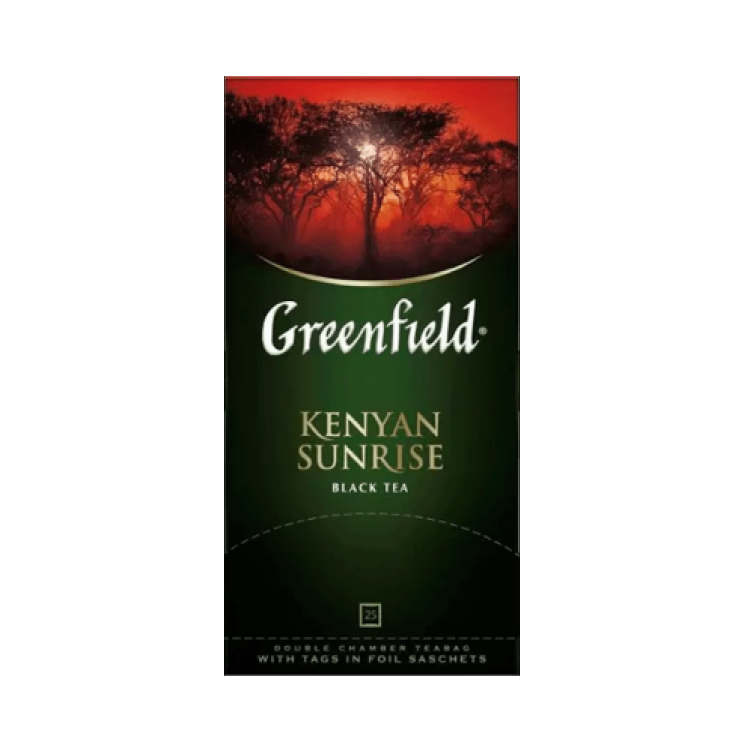 Greenfield Kenyan Sunrise tea bag 50 g чай черный greenfield kenyan sunrise листовой 100 г
