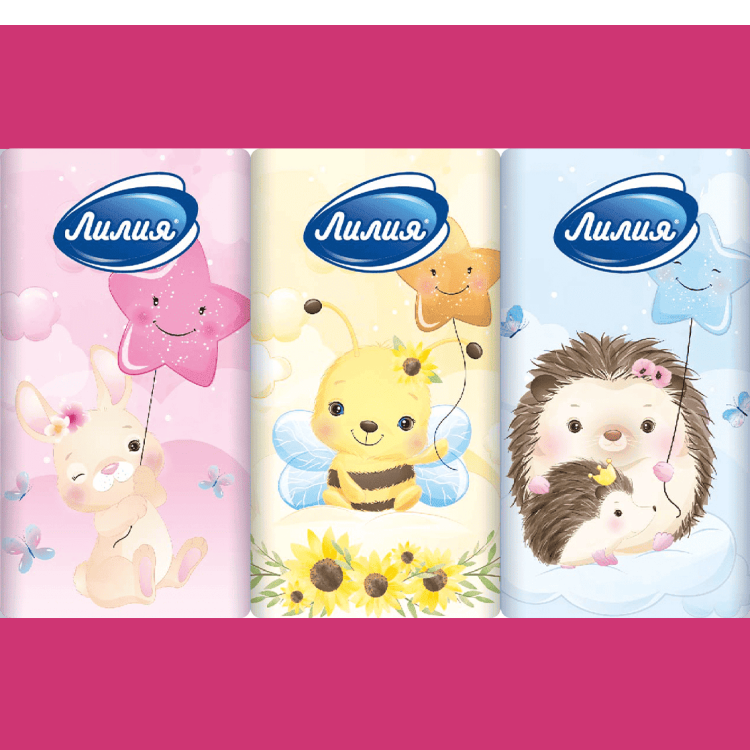 Платочки гигиенические Лето 2 слоя 6 шт