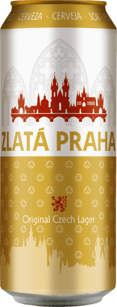 Светлое пиво Zlata Praha 0.5 л