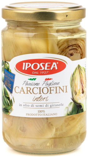 Изображение товара Артишоки целые в масле 290гр