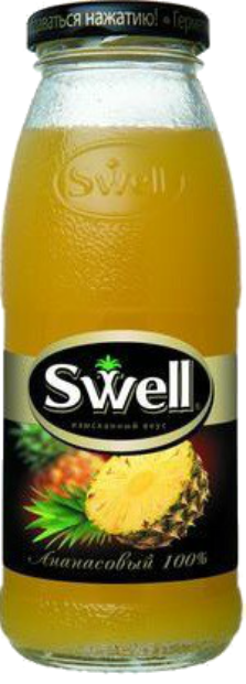 Сок "Swell" Ананас для детского питания 0.25 л