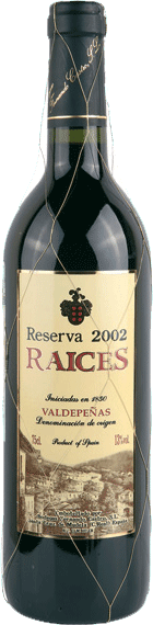 Вино Raices Reserva, Valdepenas DO 0.75 л