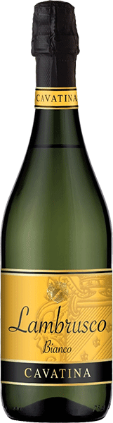 Игристое вино Lambrusco Cavatina белое 0.75 л