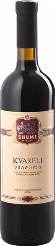 Изображение товара Красное сухое грузинское вино Kvareli Shumi из сорта Саперави 0.75л