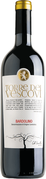 Вино Torre dei Vescovi Bardolino DOC 0.75 л
