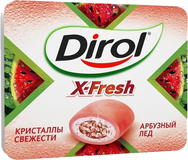 Жевательная резинка Dirol X-Fresh c арбузным вкусом 18г
