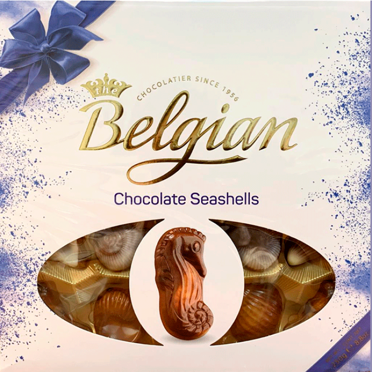 Шоколадные конфеты The Belgian Дары моря шоколадные конфеты дары моря с начинкой пралине 250 г