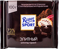 Шоколад "Ritter Sport" горький элитный 100гр