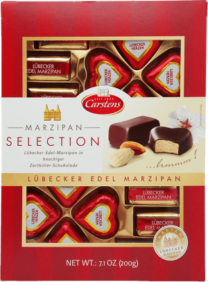 Набор шоколадных конфет  Lubecker Marzipan в тёмном шоколаде