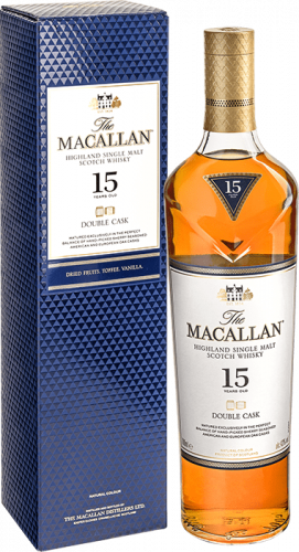 Изображение товара Виски The Macallan Double Cask 15 Years Old 0.7 л, элитный односолодовый виски