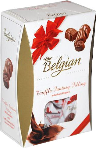 Дары моря The Belgian из молочного шоколада с трюфельной начинкой 135гр