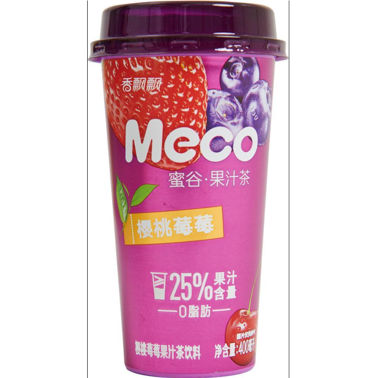 Напиток фруктовый чай со вкусом вишни, черники и клубники MECO