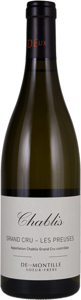 Вино Domaine Deux Montille Soeur Frere Chablis Grand Cru Les Preuses White Dry 0.75 л