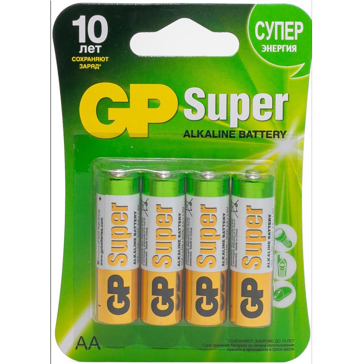 Батарейки GP Super AA