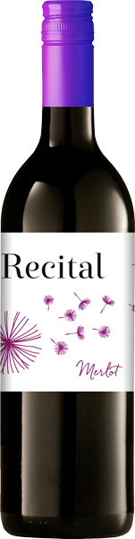 Вино Recital Merlot Red Dry 0.75 л