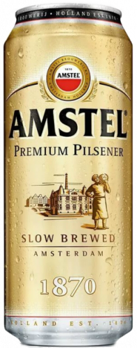 Пиво Amstel Premium Pilsener в банке