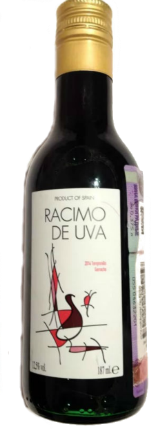 Вино Racimo de Uva Tempranillo - Garnacha 0.187 л