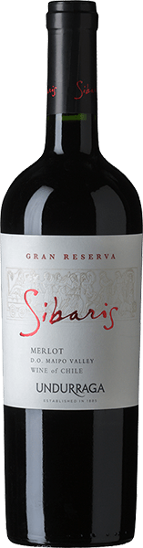 Вино Undurraga, Sibaris Gran Reserva Merlot DO 0.75 л
