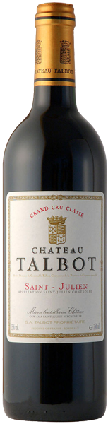 Вино Chateau Talbot Grand Cru Classe Red Dry 0.75 л