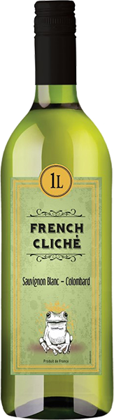 Вино French Cliche Sauvignon blanc Colombard 1 л