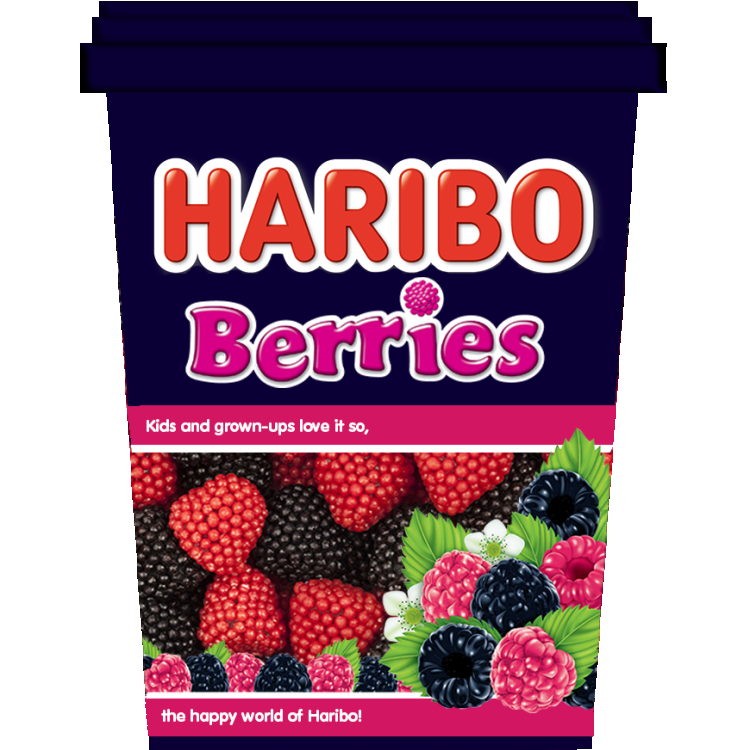 Жевательный мармелад с фруктовым вкусом  Харибо Ягоды
