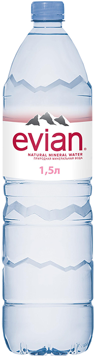 Вода Evian 1.5 л