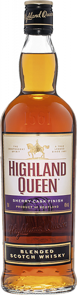 Виски Highland Queen Sherry Cask Finish Blended Scotch Whiskey, 3-летней выдержки 0.7 л
