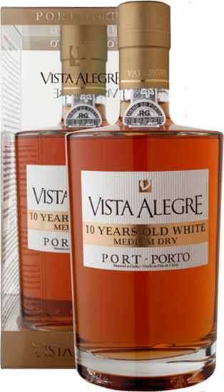 Портвейн Vista Alegre, Old White, 10-летней выдержки, в подарочной упаковке 0.5 л