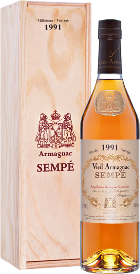 Арманьяк Sempe Vieil Vintage 1991 Armagnac AOC 0.7 л