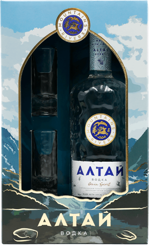 Изображение товара Водка Алтай 2 рюмки