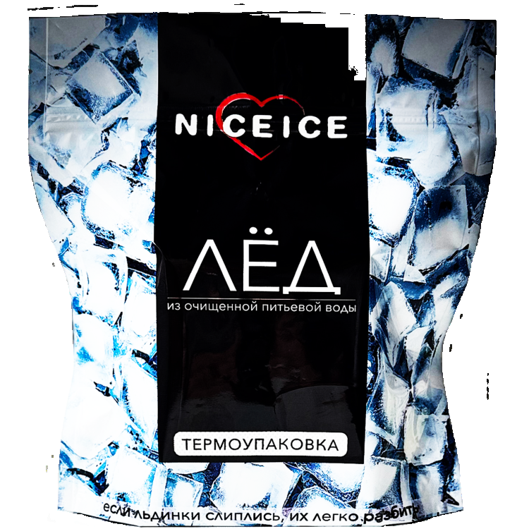 Лед пищевой Найс Айс в термоупаковке