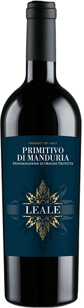 Вино Leale, Primitivo di Manduria DOP 0.75 л