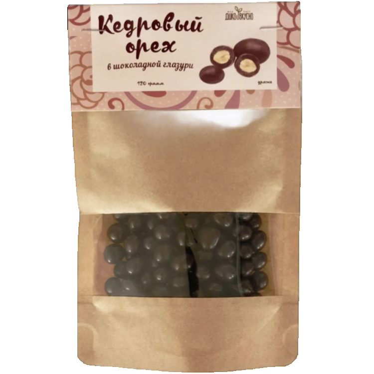Драже Кедровый орех в шоколадной глазури, 120 гр
