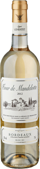 Вино Tour de Mandelotte Bordeaux AOC Blanc Sec 0.75 л