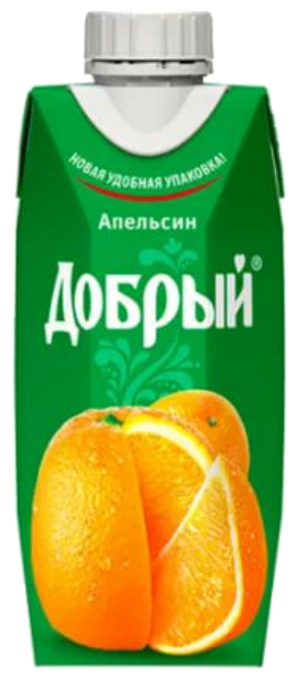 Нектар "Добрый" Апельсин 0.33 л