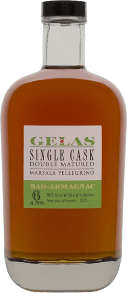 Арманьяк Gelas, Single Cask 6 летней выдержки, в подарочной упаковке 0.7 л