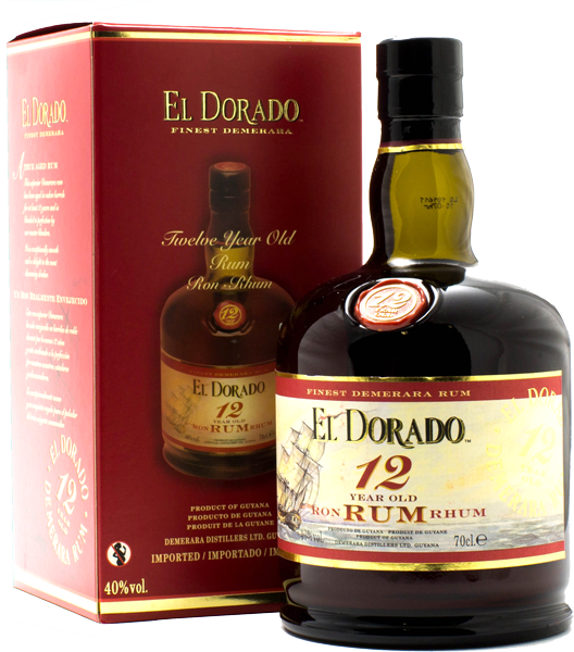 Ром El Dorado 12 летней выдержки, в подарочной упаковке 0.7 л