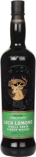 Изображение товара Виски Loch Lomond Peated Single Grain 0.7L, шотландский однозерновой премиум виски