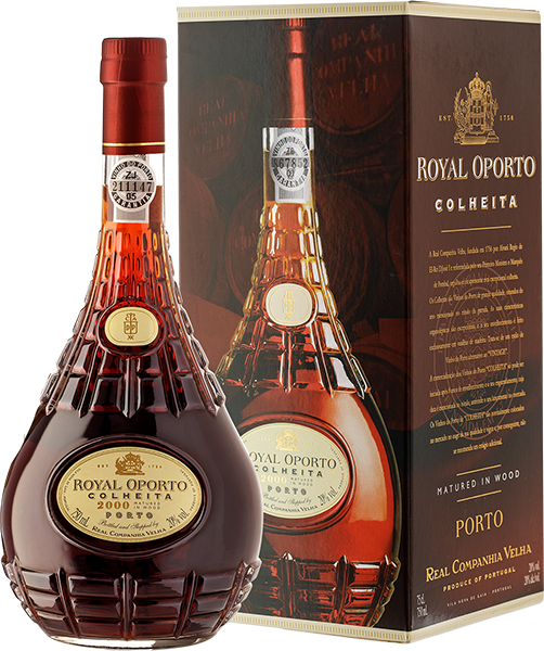 Портвейн Real Companhia Velha,  Royal Oporto Colheita, в подарочной упаковке 0.75 л