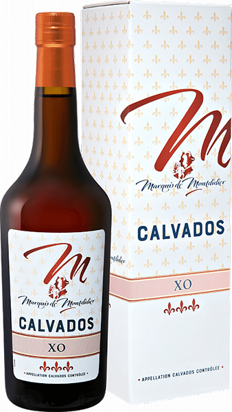 Кальвадос Marquis De Montdidier XO Calvados AOC, в подарочной упаковке 0.7 л