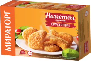 Изображение товара Наггетсы куриные хрустящие Мираторг