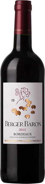 Вино Berger Baron Rouge, Bordeaux AOC 0.75 л